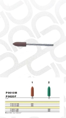 Полировочный бор по металлу 1-я ступень D+Z  / P 9610 M 104.045